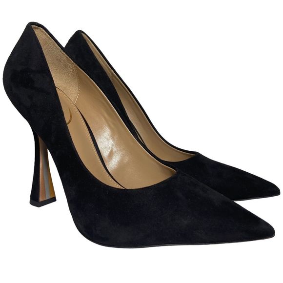 Sam Edelman Black Suede Heels - Picture 15 of 15